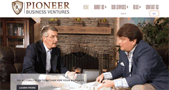 Desktop Screenshot of pioneerbusinessventures.com